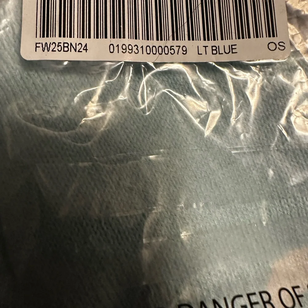 Supreme Big Logo Sky Blue Beanie - Picture 3 of 3